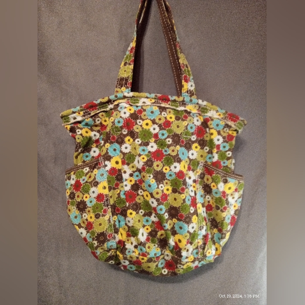 Thirty-one floral organizing utility tote